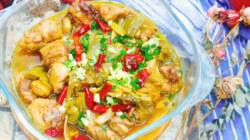 酸菜鸡做法步骤：10