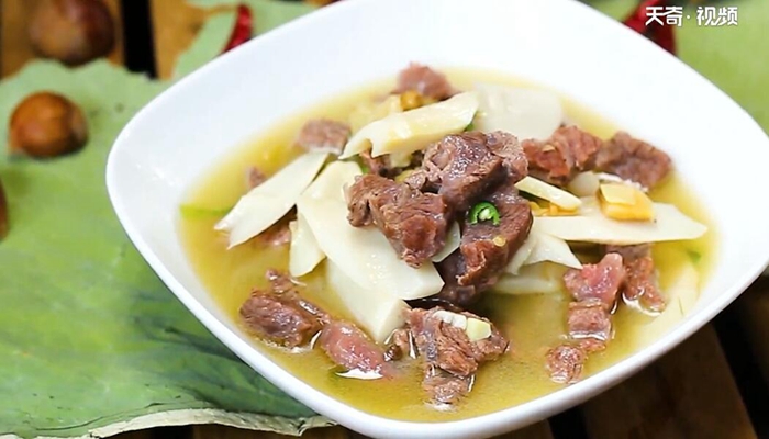 笋子烧牛肉做法步骤：14