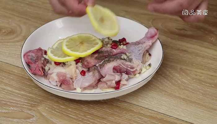 柠檬蒸鸡做法步骤：9