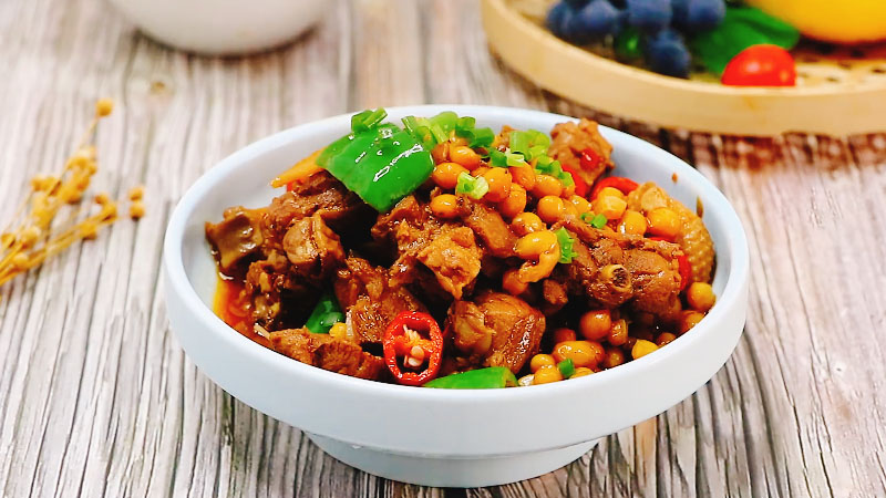 黄豆烧鸭做法步骤：14