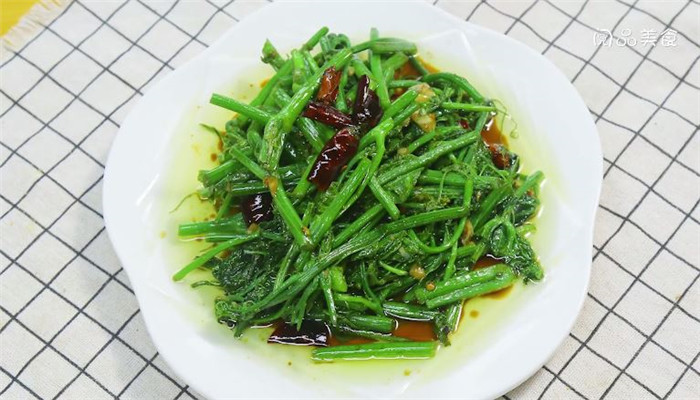 南瓜苗怎么炒好吃做法步骤：5