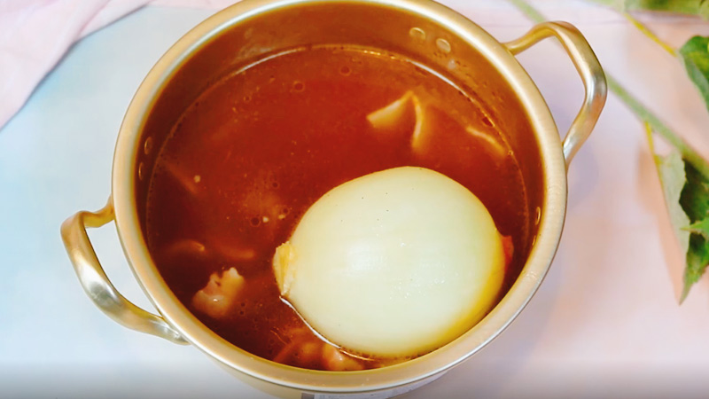 培根洋葱汤做法步骤：3