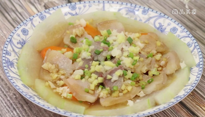 冬瓜蒸咸肉