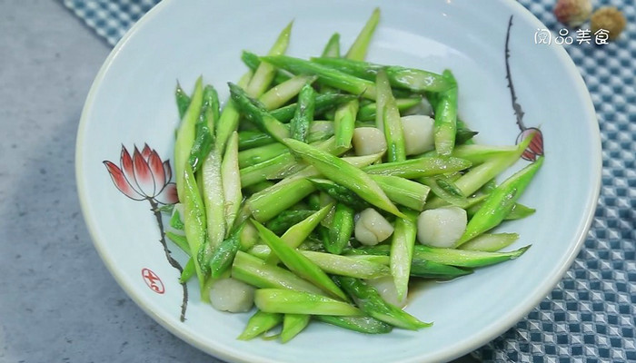 芦笋炒仙贝