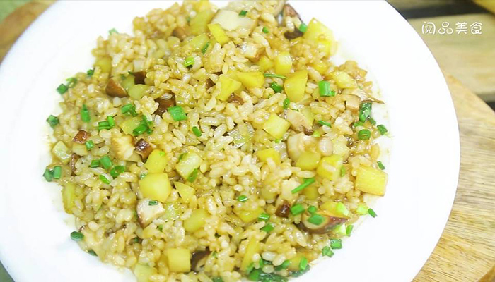 土豆香菇烩饭