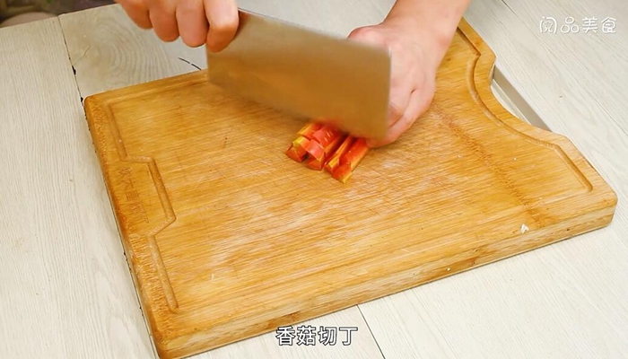 腊肠香菇炒饭做法步骤：4