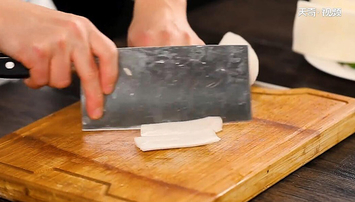 凉拌萝卜皮做法步骤：3