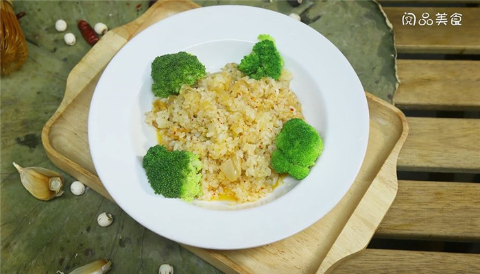 芝士泡菜炒饭做法步骤：5