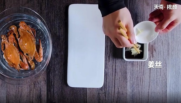 清蒸梭子蟹做法步骤：5