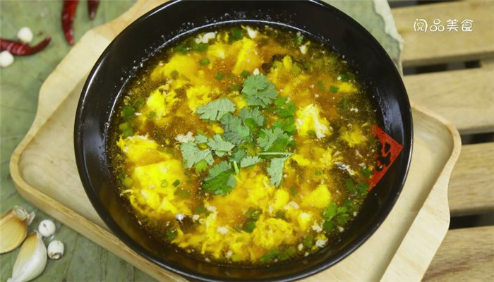 酸辣木耳鸡蛋汤