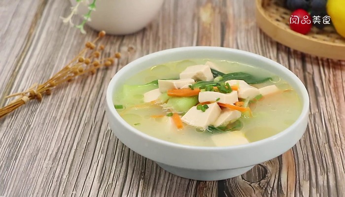 青菜豆腐汤