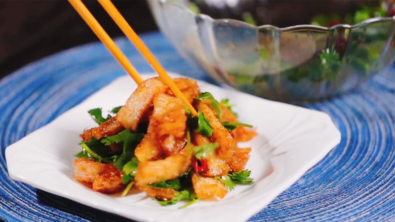 凉拌皮肚做法步骤：7