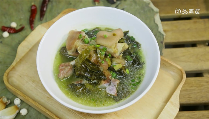 酸菜蹄花汤做法步骤：7