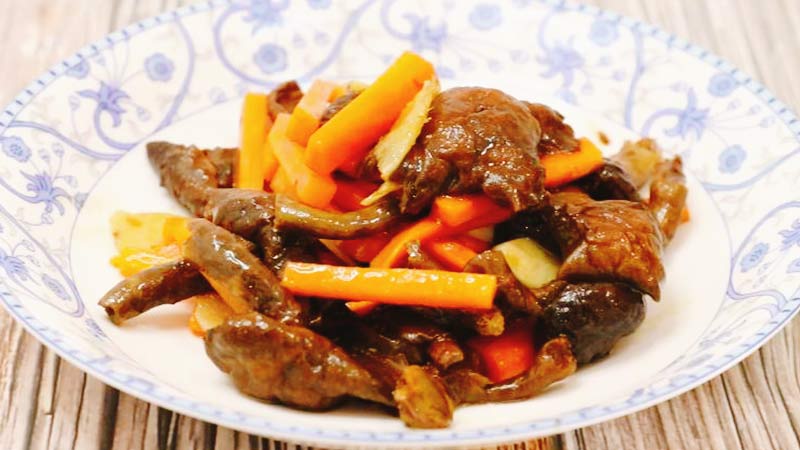 清炒滑子菇做法步骤：17