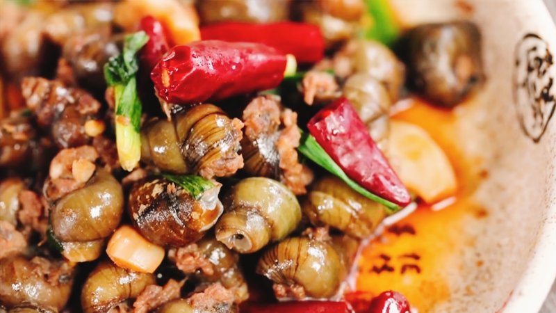 田螺嵌肉做法步骤：8