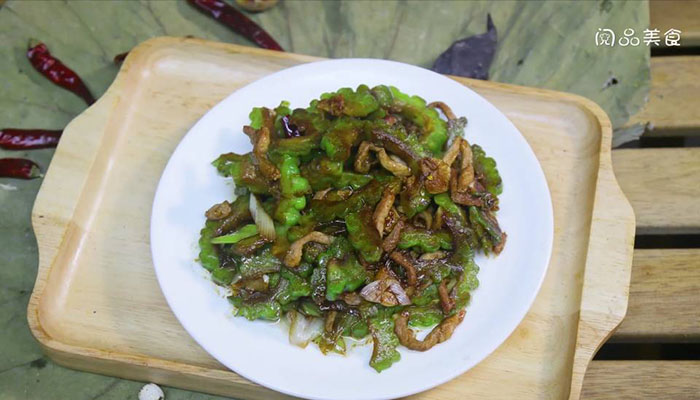 瘦肉炒苦瓜做法步骤：12