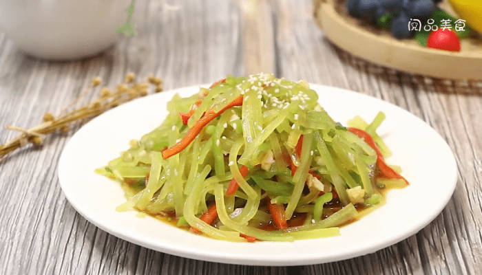 凉拌莴苣