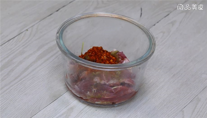 腌羊肉做法步骤：5