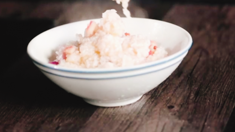 帝王蟹烩饭做法步骤：7