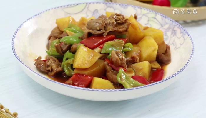 鸡胗炖土豆