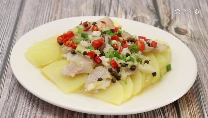 咸肉蒸土豆片