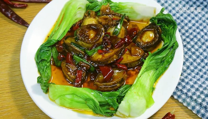 酸辣鲍螺肉做法步骤：9