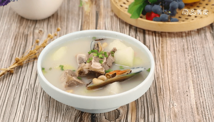 节瓜淡菜骨头汤