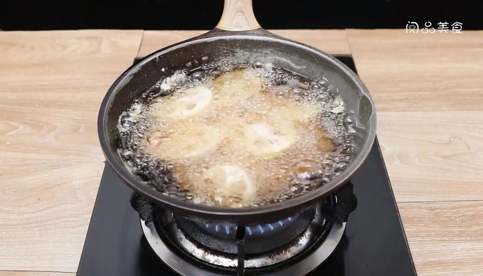 炸藕盒做法步骤：8