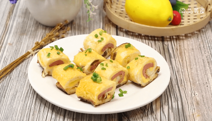 爆浆芝士吐司卷
