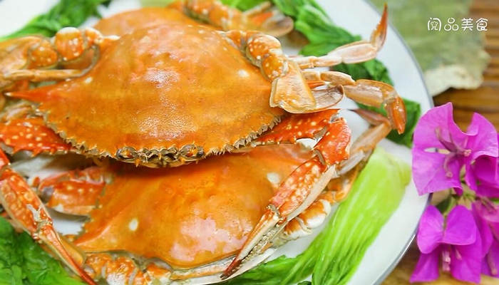 清蒸梭子蟹