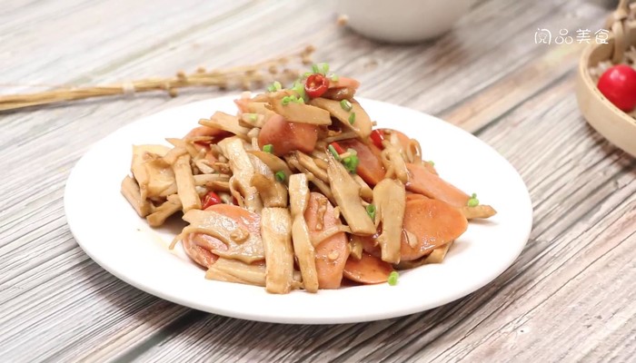 竹笋炒火腿