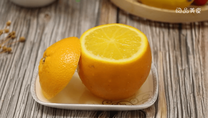 盐蒸橙子