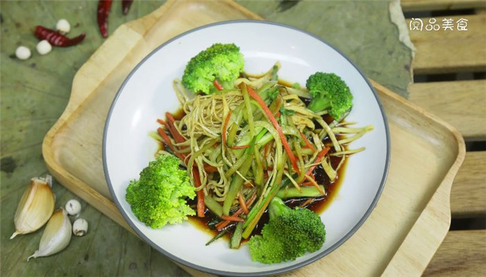 东北拌三丝做法步骤：7