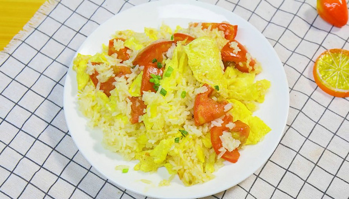 番茄鸡蛋烫饭做法步骤：5