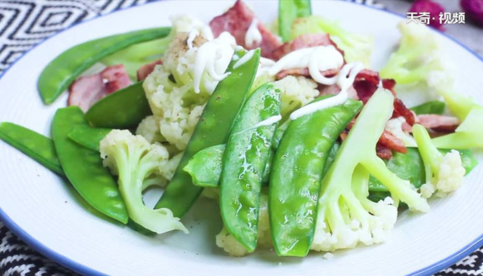 白灼蔬菜佐沙拉酱做法步骤：5