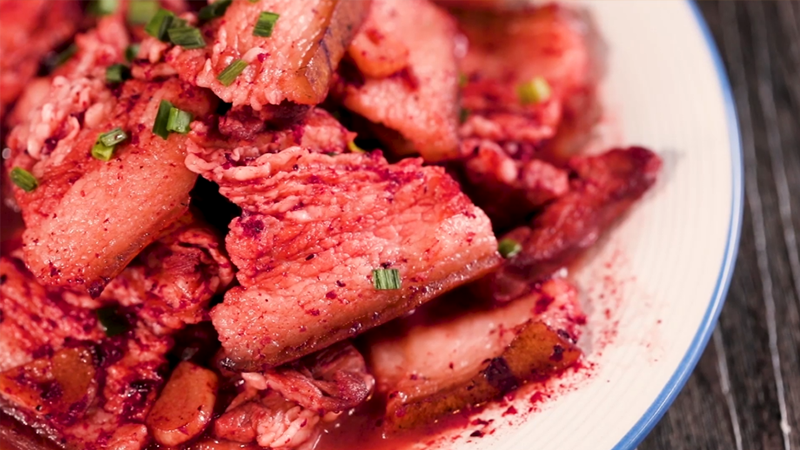 红糟肉做法步骤：10