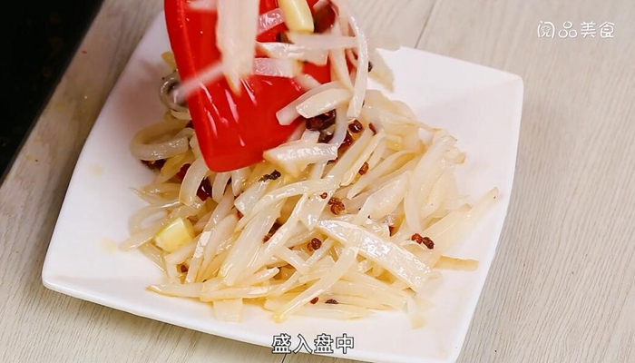 炒咸辣菜做法步骤：6